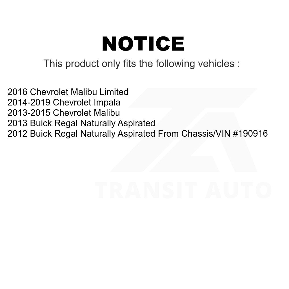 Front Rear Suspension Bar Link Kit For Chevrolet Malibu Impala Limited Buick