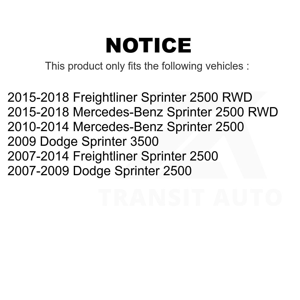 Rear Suspension Sway Bar Link Pair For Sprinter 2500 Mercedes-Benz Dodge 3500