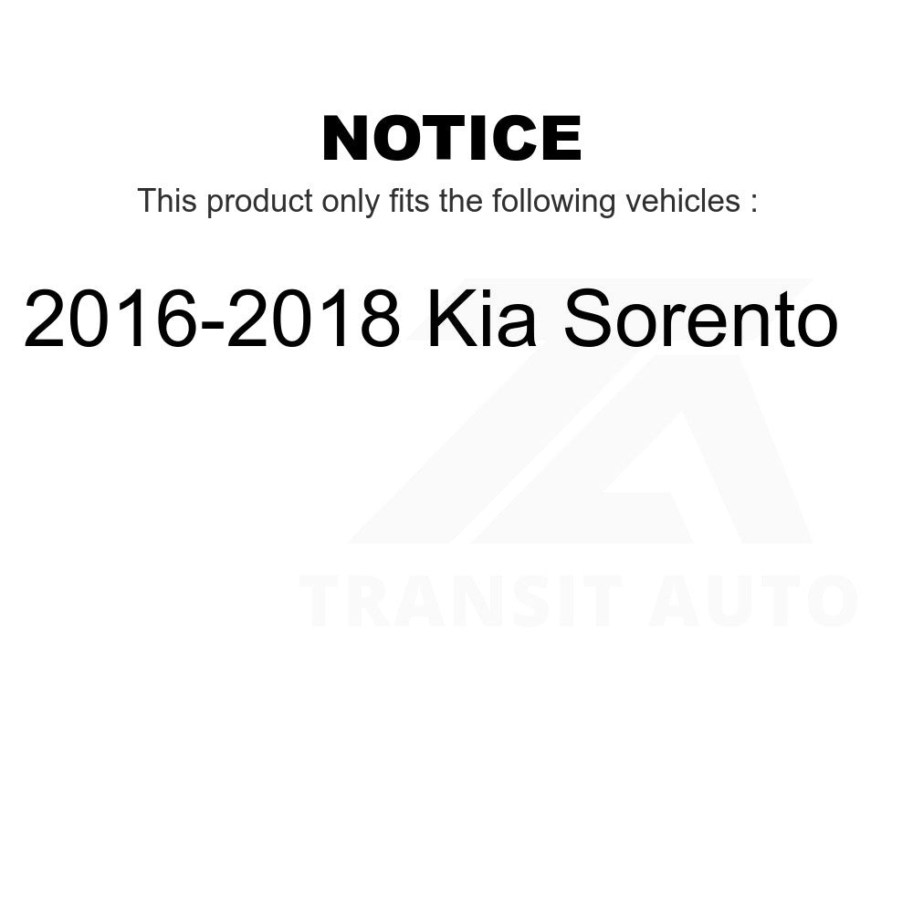 Front Suspension Ball Joint And Tie Rod End Kit For 2016-2018 Kia Sorento