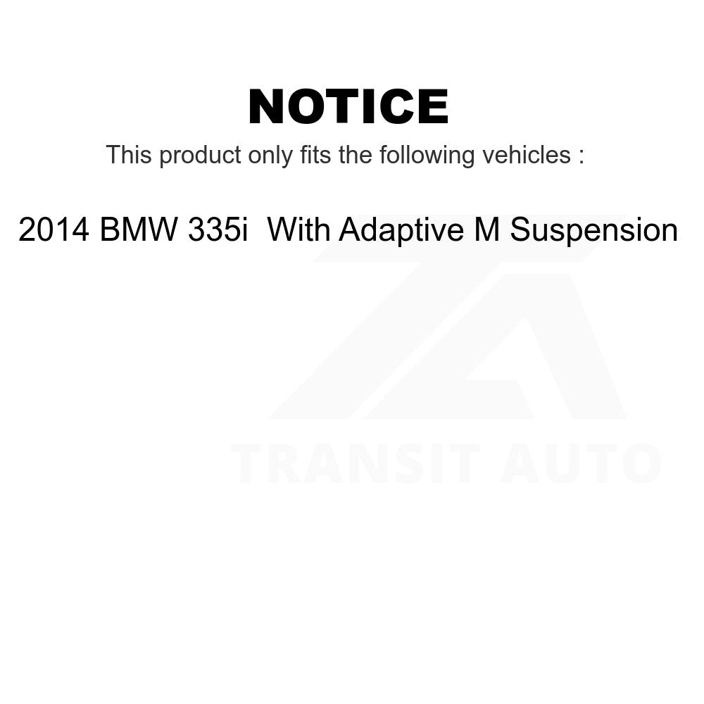 Front Rear Suspension Bar Link Kit For 2014 BMW 335i With Adaptive M