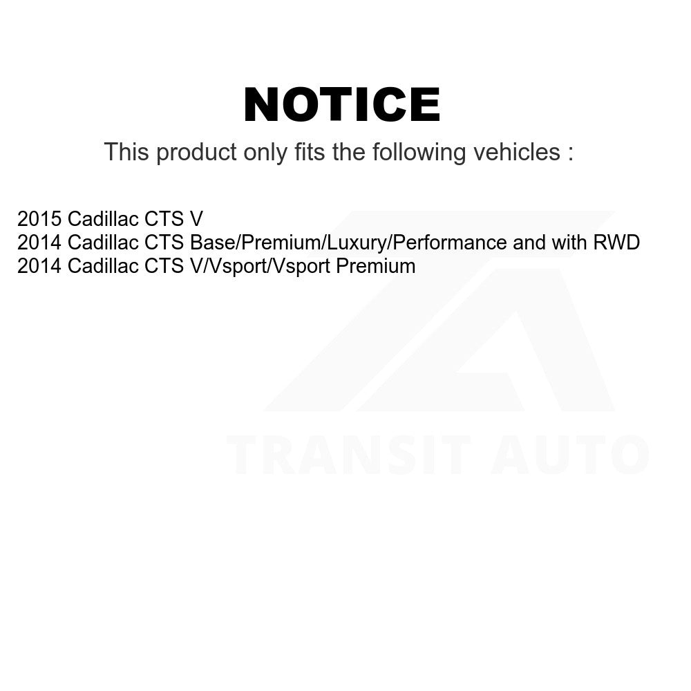 Front Rear Suspension Stabilizer Bar Link Kit For Cadillac CTS