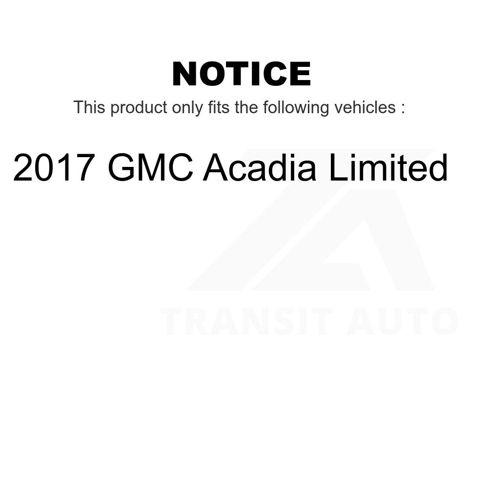 Front Rear Suspension Stabilizer Bar Link Kit For 2017 GMC Acadia Limited