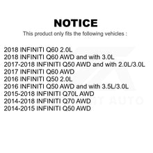 Charger l&#39;image dans la galerie, Front Rear Suspension Stabilizer Bar Link Kit For INFINITI Q50 Q60 Q70 Q70L