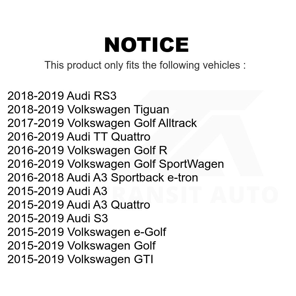 Rear Suspension Sway Bar Link Pair For Volkswagen Tiguan Audi GTI A3 Golf R S3