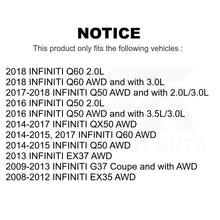 Load image into Gallery viewer, Front Suspension Control Arm &amp; Ball Joint Link Kit For INFINITI G37 Q50 QX50 Q60