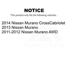 Charger l&#39;image dans la galerie, Front Control Arm And Ball Joint Tie Rod End Link Kit (8Pc) For Nissan Murano