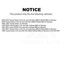 Charger l&#39;image dans la galerie, Mpulse Front Left ABS Wheel Speed Sensor SEN-2ABS0134 For Toyota Camry Avalon