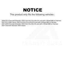 Charger l&#39;image dans la galerie, Mpulse Rear ABS Wheel Speed Sensor SEN-2ABS0171 For Chevrolet Silverado 1500 GMC