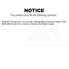 Charger l&#39;image dans la galerie, Mpulse Front Right ABS Wheel Speed Sensor SEN-2ABS0192 For Honda Civic