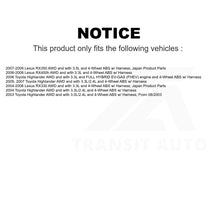 Load image into Gallery viewer, Mpulse Rear Right ABS Wheel Speed Sensor SEN-2ABS0237 For Toyota Highlander