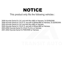 Charger l&#39;image dans la galerie, Mpulse Front Right ABS Wheel Speed Sensor SEN-2ABS0318 For Hyundai Santa Fe