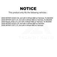 Charger l&#39;image dans la galerie, Mpulse Rear Left ABS Wheel Speed Sensor SEN-2ABS0333 For INFINITI G37 EX35 370Z