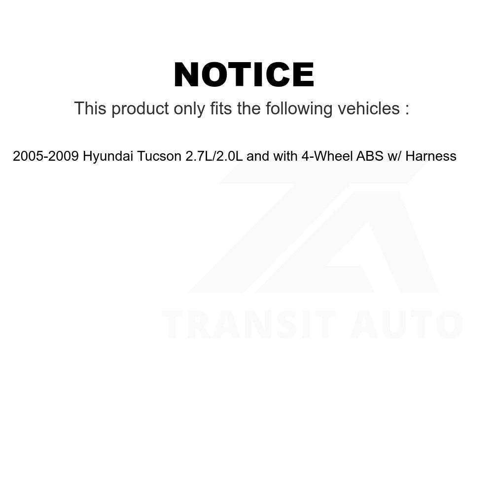 Mpulse Front Right ABS Wheel Speed Sensor SEN-2ABS0383 For Hyundai Tucson