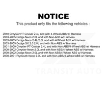 Load image into Gallery viewer, Mpulse Front Left ABS Wheel Speed Sensor SEN-2ABS0418 For Chrysler PT Cruiser SX