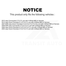 Charger l&#39;image dans la galerie, Mpulse Front ABS Wheel Speed Sensor SEN-2ABS0432 For Jeep Grand Cherokee