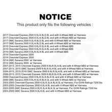 Charger l&#39;image dans la galerie, Mpulse Front ABS Wheel Speed Sensor SEN-2ABS0457 For Chevrolet Express 3500 2500