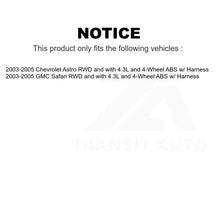 Charger l&#39;image dans la galerie, Mpulse Front ABS Wheel Speed Sensor SEN-2ABS0465 For Chevrolet Astro GMC Safari