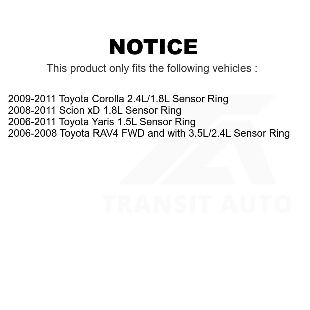 Mpulse Rear ABS Wheel Speed Sensor SEN-2ABS0469 For Toyota Corolla RAV4 Yaris xD