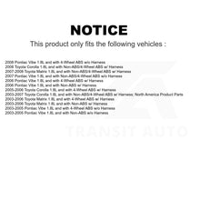 Charger l&#39;image dans la galerie, Mpulse Front Right ABS Wheel Speed Sensor SEN-2ABS0517 For Toyota Corolla Matrix