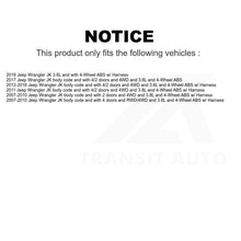 Charger l&#39;image dans la galerie, Mpulse Front ABS Wheel Speed Sensor SEN-2ABS0598 For Jeep Wrangler JK