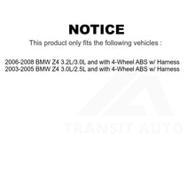 Load image into Gallery viewer, Mpulse Rear ABS Wheel Speed Sensor SEN-2ABS0643 For BMW Z4 w Harness