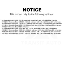 Charger l&#39;image dans la galerie, Mpulse Front ABS Wheel Speed Sensor SEN-2ABS0698 For Mercedes-Benz S550 CL550