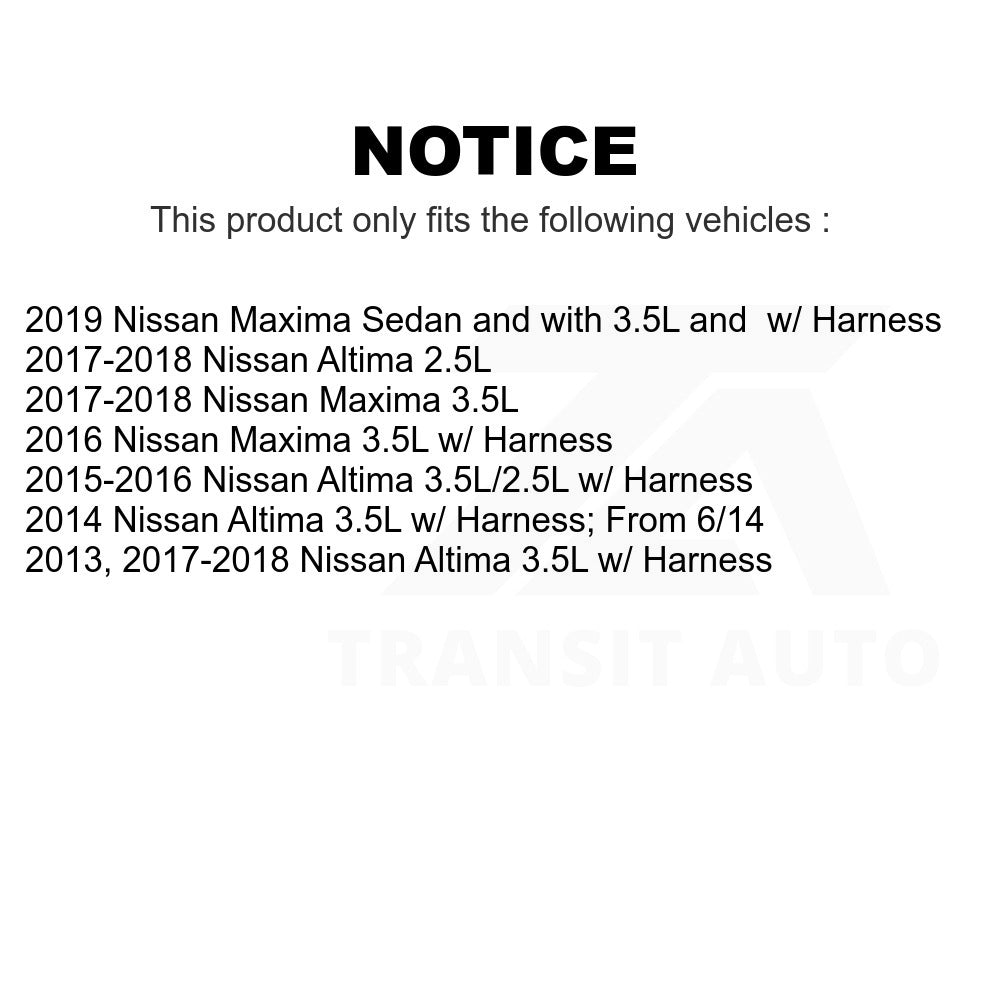 Mpulse ABS Wheel Speed Sensor SEN-2ABS0913 For Nissan Altima Maxima