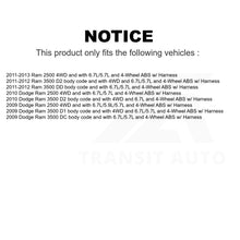 Charger l&#39;image dans la galerie, Mpulse Front ABS Wheel Speed Sensor SEN-2ABS0944 For Ram 2500 3500 Dodge