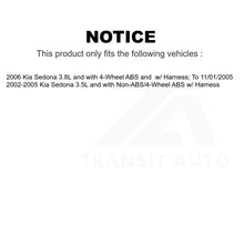 Load image into Gallery viewer, Mpulse Rear ABS Wheel Speed Sensor SEN-2ABS1276 For Kia Sedona