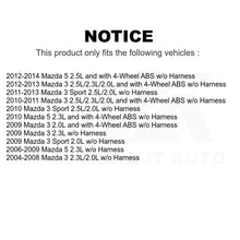 Load image into Gallery viewer, Mpulse Rear ABS Wheel Speed Sensor SEN-2ABS1283 For Mazda 3 5 Sport w/o Harness