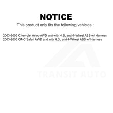 Charger l&#39;image dans la galerie, Mpulse Front Right ABS Wheel Speed Sensor SEN-2ABS1566 For Chevrolet Astro GMC