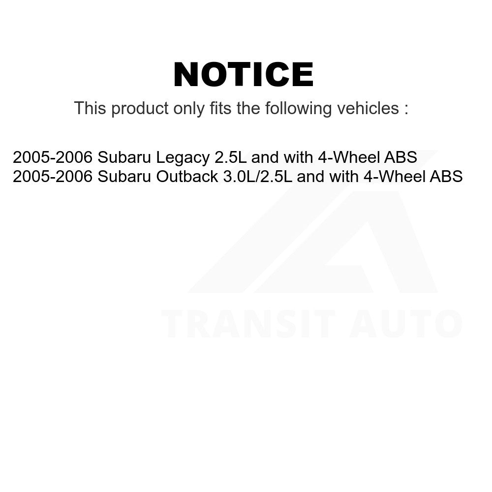 Mpulse Front Left ABS Wheel Speed Sensor SEN-2ABS1832 For Subaru Outback Legacy