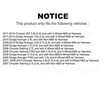 Load image into Gallery viewer, Mpulse Rear Left ABS Wheel Speed Sensor SEN-2ABS2294 For Chrysler Dodge Avenger