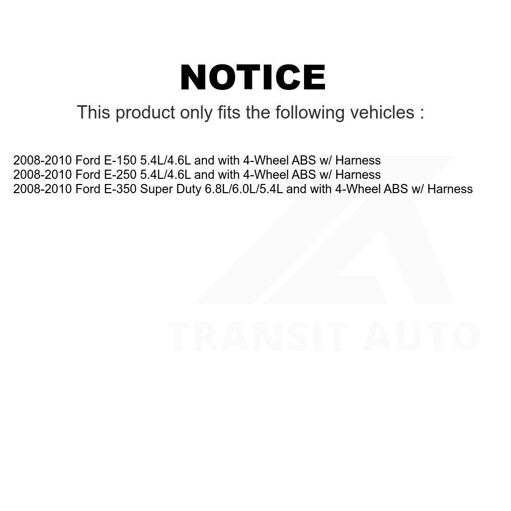 Mpulse Right ABS Wheel Speed Sensor SEN-2ABS2392 For Ford E-350 Super Duty E-250