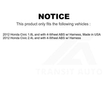 Charger l&#39;image dans la galerie, Mpulse Rear Left ABS Wheel Speed Sensor SEN-2ABS2421 For Honda Civic