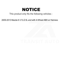 Charger l&#39;image dans la galerie, Mpulse Front Left ABS Wheel Speed Sensor SEN-2ABS2480 For Mazda 6 w Harness