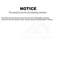 Charger l&#39;image dans la galerie, Mpulse Rear Left ABS Wheel Speed Sensor SEN-2ABS2656 For Hyundai Genesis Coupe