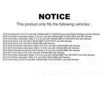 Charger l&#39;image dans la galerie, Mpulse Front ABS Wheel Speed Sensor SEN-2ABS2870 For Ford Taurus Police Utility