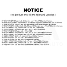 Charger l&#39;image dans la galerie, Mpulse Front ABS Wheel Speed Sensor SEN-2ABS3048 For INFINITI QX50 M37 Q70 Q70L