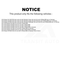 Load image into Gallery viewer, Mpulse Rear Left ABS Wheel Speed Sensor SEN-2ABS3200 For Nissan NV2500 NV3500