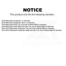 Charger l&#39;image dans la galerie, Mpulse Rear Left ABS Wheel Speed Sensor SEN-2ABS3443 For Mitsubishi Outlander