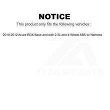 Charger l&#39;image dans la galerie, Mpulse Rear Right ABS Wheel Speed Sensor SEN-2ABS3514 For Acura RDX w Harness