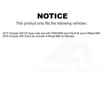 Charger l&#39;image dans la galerie, Mpulse Rear ABS Wheel Speed Sensor SEN-2ABS3546 For Chrysler 200