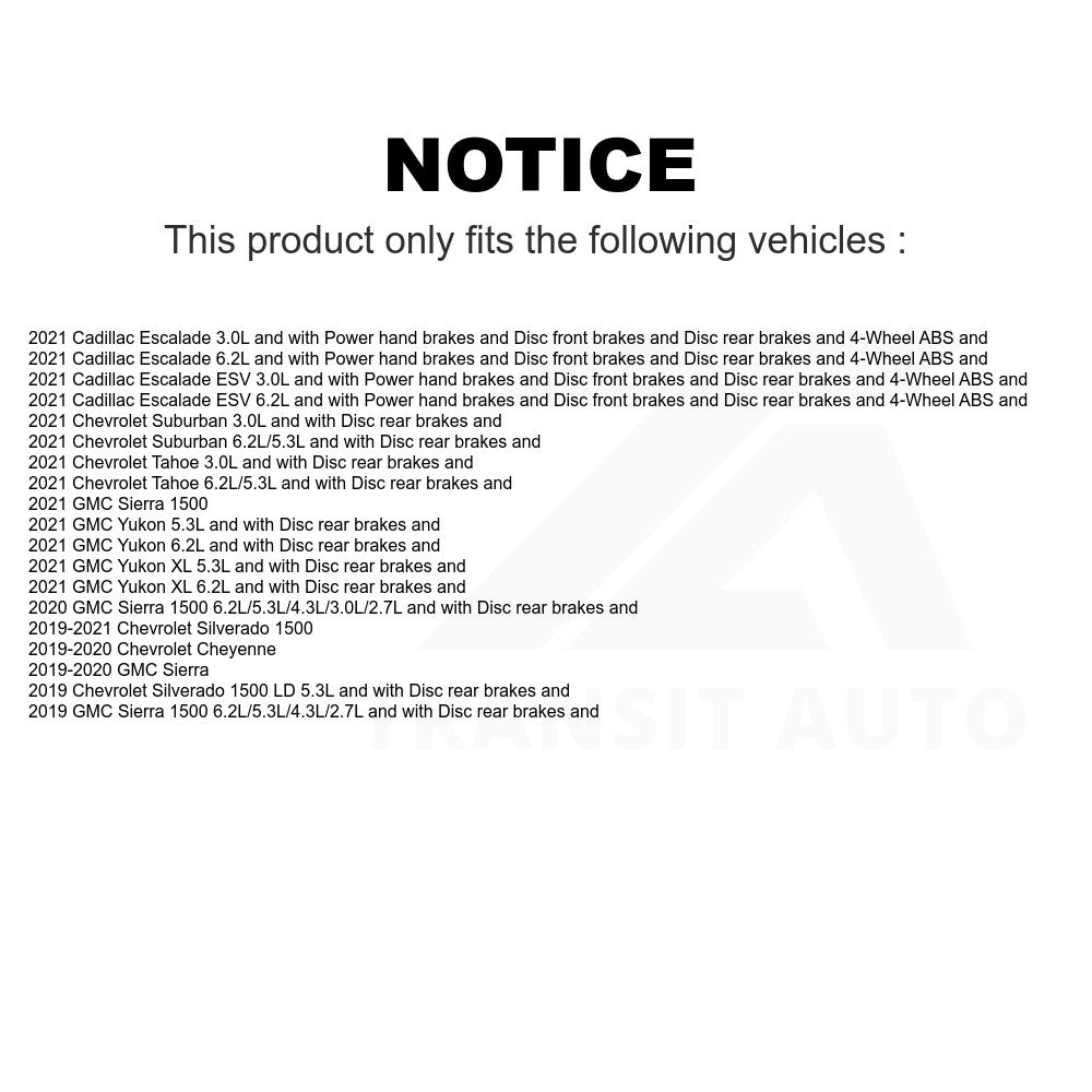 Mpulse Front Disc Brake Pads Wear Sensor SEN-2BWS0452 For Chevrolet Silverado LD
