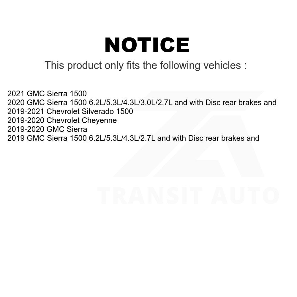 Mpulse Rear Disc Brake Pads Wear Sensor SEN-2BWS0464 For Chevrolet Silverado GMC