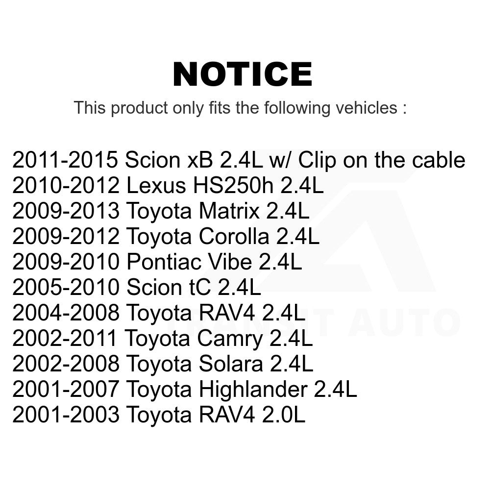 Mpulse Engine Crankshaft Position Sensor SEN-2CRK0296 For Toyota Camry Corolla