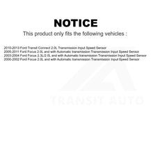 Charger l&#39;image dans la galerie, Mpulse Vehicle Speed Sensor SEN-2VSS0105 For Ford Focus Transit Connect