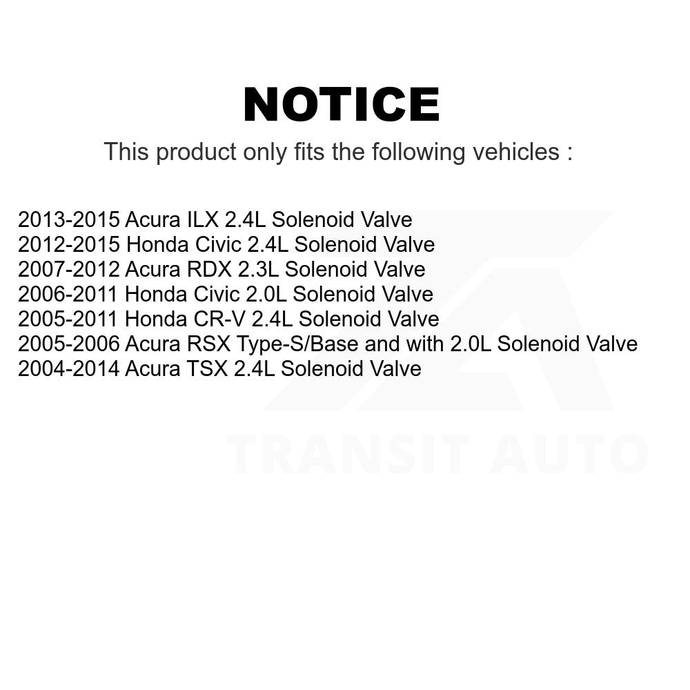 Mpulse Engine Variable Valve Timing (VVT) Solenoid SEN-2VTS0039 For Honda Civic