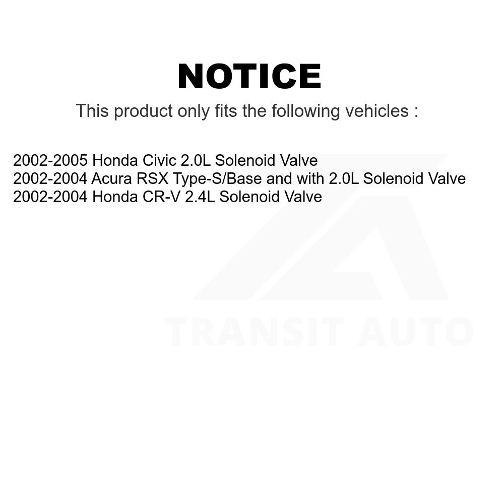 Mpulse Engine Variable Valve Timing (VVT) Solenoid SEN-2VTS0040 For Honda Civic