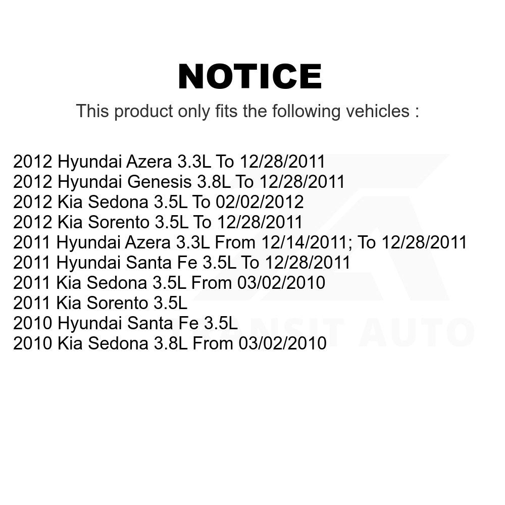 Mpulse Engine Variable Valve Timing (VVT) Solenoid SEN-2VTS0107 For Kia Sorento